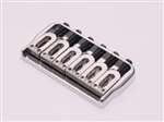 All Parts SB5105010 Hipshot Non-Tremolo Bridge with Steel Saddles Chrome 1