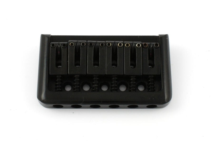 All Parts SB5107003 Non-Tremolo Bridge with Steel Saddles Black with Screws 2-1/8 Spacing 1