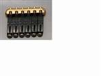 All Parts SB5820002 Hannes Non-Tremolo Bridge By Schaller Gold 1