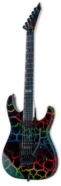 ESP LTD Mirage Deluxe 87 RC Guitarra Eléctrica Rainbow Crackle 2