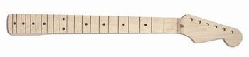 All Parts SMOC Replacement Neck for Strat Solid Maple 21 Tall Frets 10 Radius No Finish 1