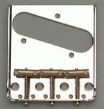 All Parts TB0020001 Vintage Style 3 Saddle Steel Bridge for Tele Nickel 1