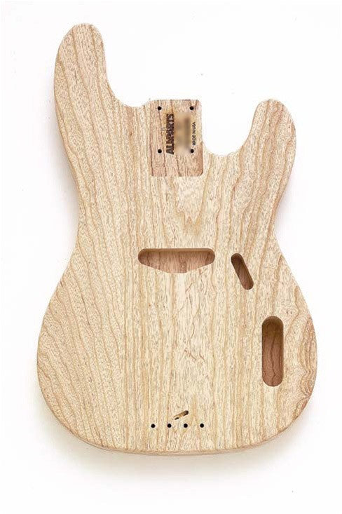 All Parts TBBAO Replacement Body for Tele Bass Swamp Ash Traditional Routing No Finish 1