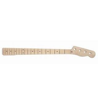 All Parts TBMO Replacement Neck for Tele Bass Solid Maple 20 Frets 1