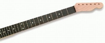 All Parts TEO Replacement Neck for Tele Ebony Fingerboard 21 Frets 7-1/4 Radius No Finish 1