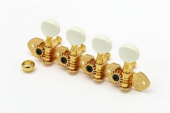 All Parts TK0370002 A Style Mandolin Keys Gold 14:1 29/32 Post Spacing 1