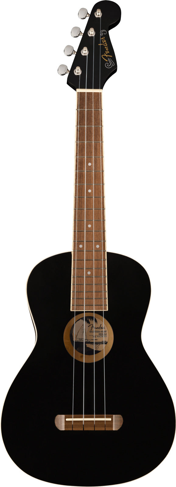 Fender Avalon Ukelele Tenor Negro 1
