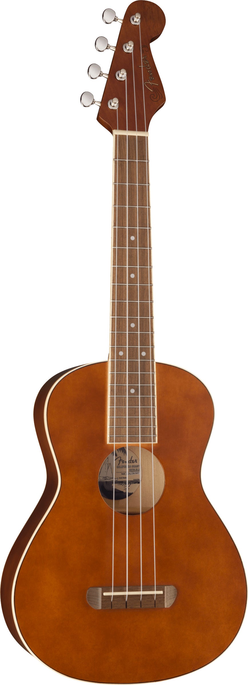 Fender Avalon Ukelele Tenor Natural. 2