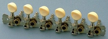 All Parts TK0798001 12 String Tuning Keys 6 X 6 on a Strip 14:1 1 Post Spacing 1