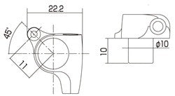 All Parts TK7273002 Delta Series Gotoh 510 Tuning Keys Mini 3 X 3 Gold 1