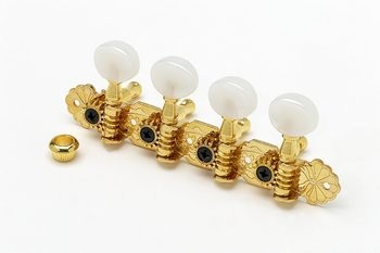 All Parts TK7371002 A Style Mandolin Keys Gold 14:1 Gotoh 29/32 Post Spacing with Hardware 1