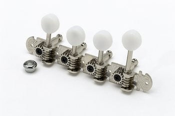 All Parts TK7375001 F Style Mandolin Keys Nickel 14:1 29/32 Post Spacing with Hardware 1