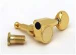 All Parts TK7590002 Tuning Keys with 2 Mounting Pins Gold 6-In-Line 1