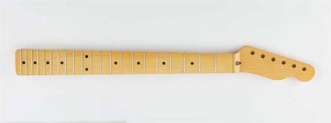 All Parts TMF Replacement Neck for Tele Solid Maple 21 Frets 7-1/4 Radius with Finish 1