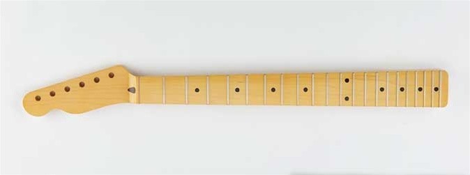 All Parts TMFLC Replacement Neck for Tele Left-Handed Solid Maple 21 Tall Frets 1