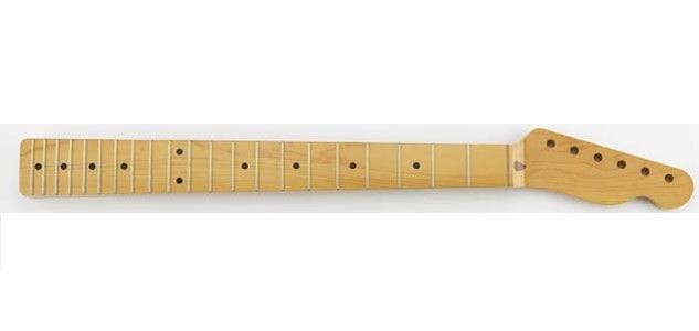 All Parts TMNFC Replacement Neck For Tele Solid Maple 21 Tall Frets 10 Radius Nitro Cellulose 1