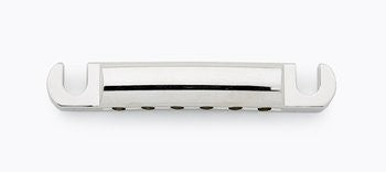 All Parts TP0400001 Stop Tailpiece with USA Thread Studs & Anchors Nickel 3-1/4 Stud Spacing 1