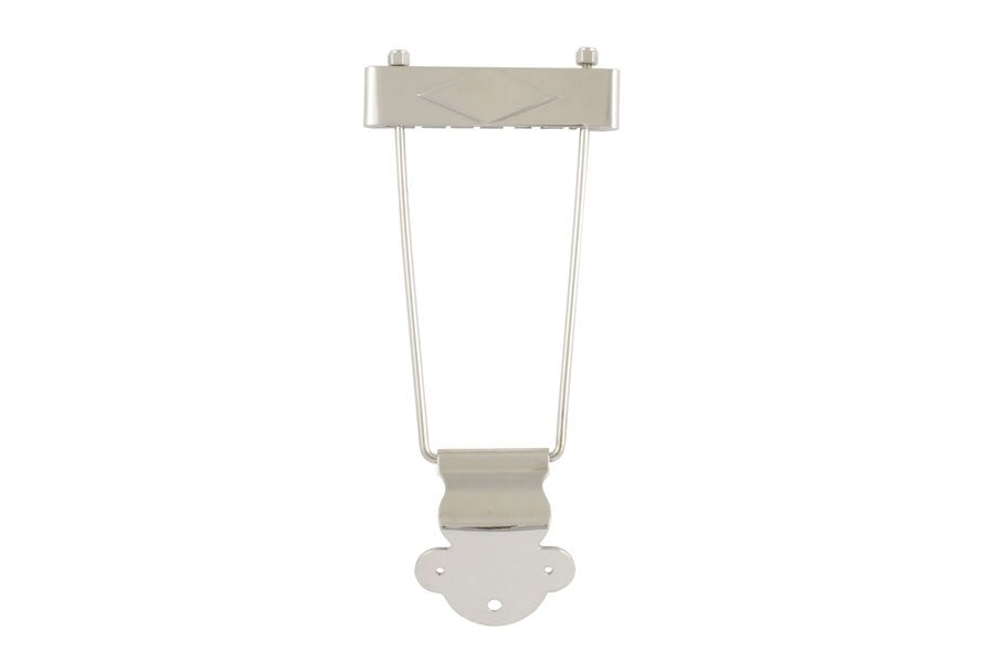 All Parts TP0410001 Trapeze Tailpiece Nickel 1-7/8 String Spacing 6 Long 1