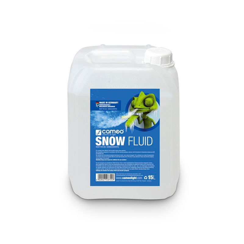 Cameo Snow Fluid 15L Líquido para Máquinas de Nieve 1