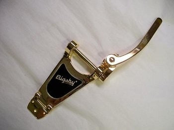 Bigsby TP3633002 Licensed B30 Vibrato Tailpiece Gold No Bridge for Arch Top Guitars 1