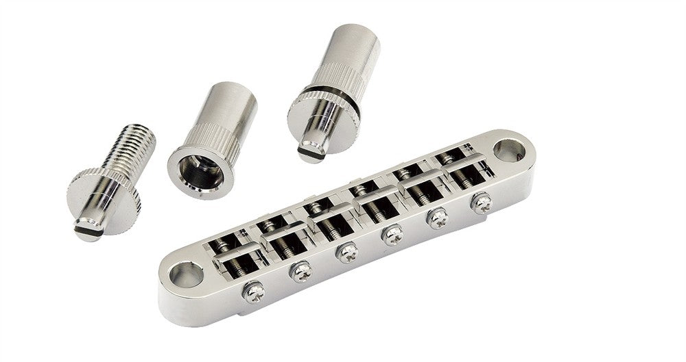 Gotoh GB0525010 Tunematic Large Mounting Holes Chrome 2-1/16 String 2-29/32 Post Spacing 1