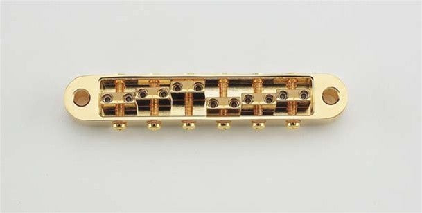 Gotoh GB2585002 510BN Tunematic Height Adjustable Saddles Gold 2-1/16 String 2-29/32 Post 1