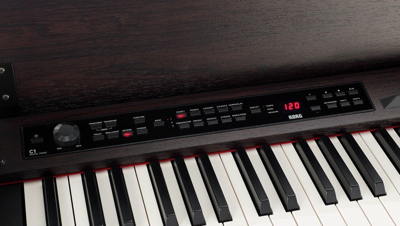 Korg C1 BR Piano Digital Marrón 8