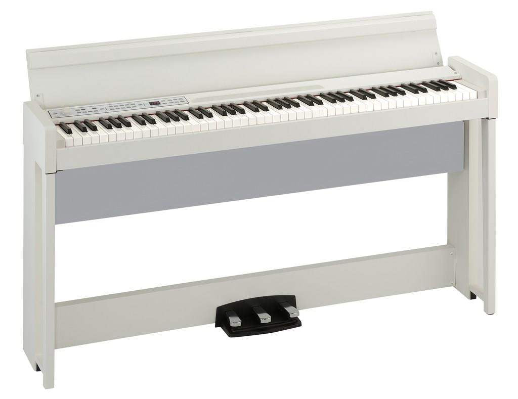 Korg -Pack- C1 WH Piano Digital Blanco + Banqueta y Auriculares 2