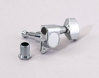 Gotoh TK7762010 Mini Tuning Keys Schaller Style Chrome 3 X 3 with Hardware 14:1 1