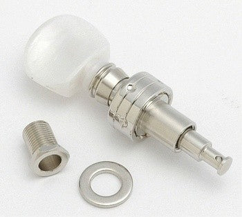 Gotoh TK7868001 Sealed Planetary Banjo Keys Nickel with White Pearloid Knobs 4:1 1