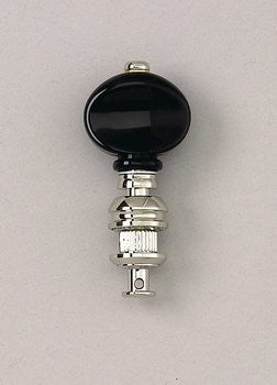 Gotoh TK7871001 UKA Ukulele Keys (Set of 4) Nickel with Black Knobs 1