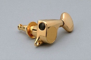 Gotoh TK7980002 510 Mini Tuning Keys Gold 6-In-Line with Hardware 16:1 1