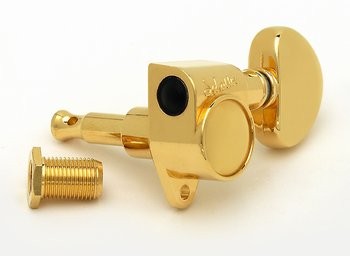 Schaller TK7840002 Tuning Keys Grover Style 3 X 3 Gold with Hardware 16:1 1