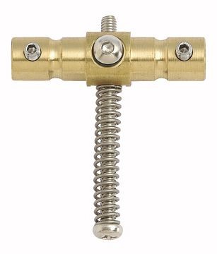 Wilkinson BP2126008 Swivel Bass Bridge Barrels (Set of 2), with Springs and Screws, Brass. 1