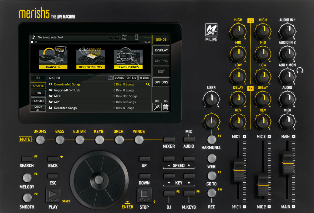 M-Live Merish 5+ Plus The Live Machine Reproductor Midi 1