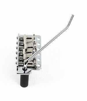 Wilkinson SB5316010 WVC-SB Vintage Style Tremolo Steel Block Push-In Arm Chrome 2-1/8 Spacing 1