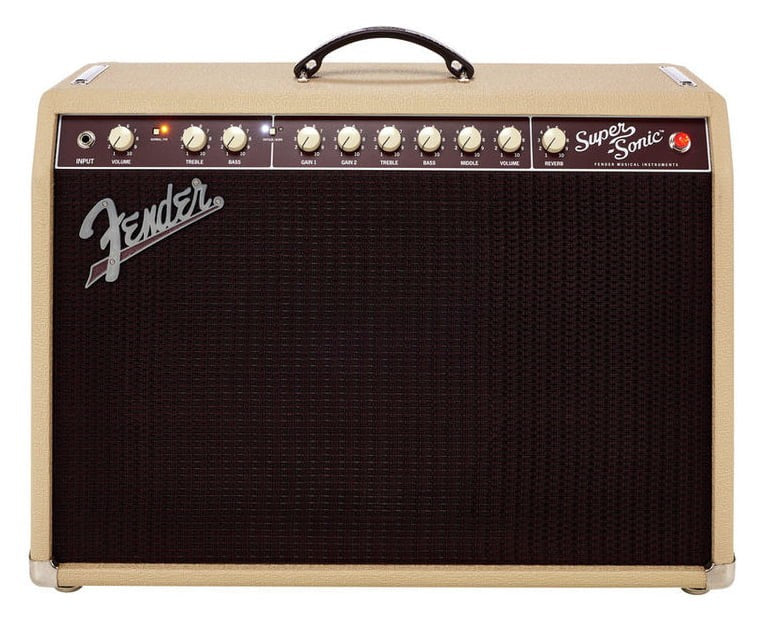 Fender Super Sonic 22 Combo Amplificador Guitarra Blonde 1