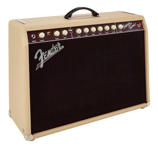 Fender Super Sonic 22 Combo Amplificador Guitarra Blonde 2