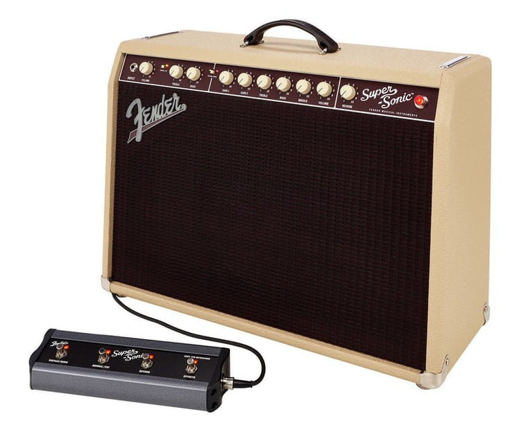 Fender Super Sonic 22 Combo Amplificador Guitarra Blonde 8