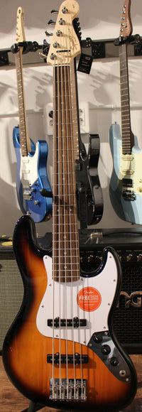 Squier Affinity Jazz Bass V IL Bajo Eléctrico 5 Cuerdas Brown Sunburst. Demo. 1