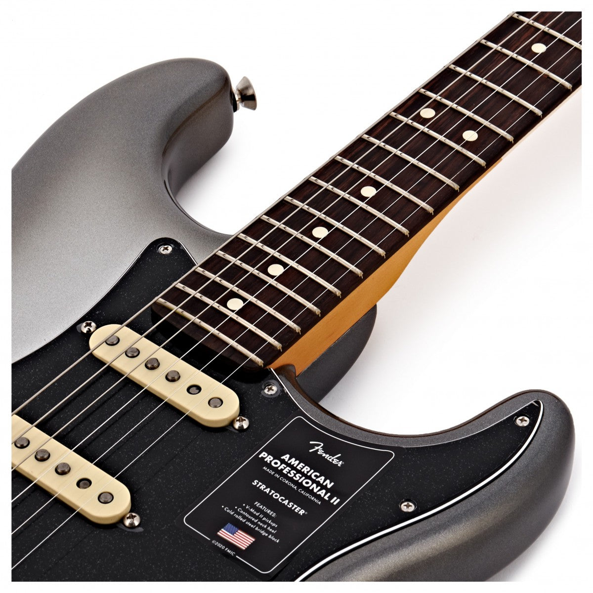 Fender American Professional II Stratocaster RW Guitarra Eléctrica Mercury 11