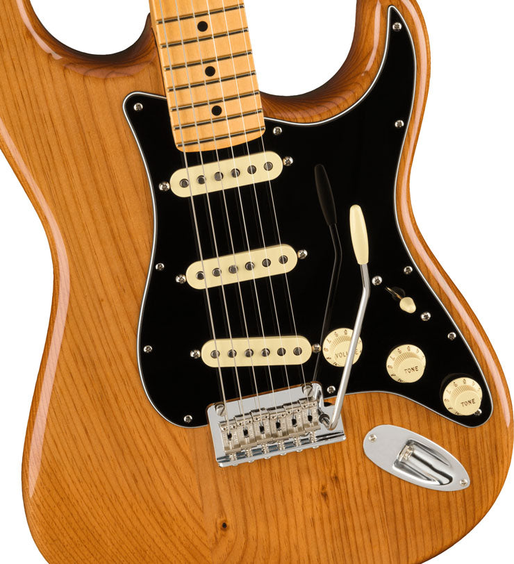 Fender American Professional II Stratocaster MN Guitarra Eléctrica Roasted Pine 4