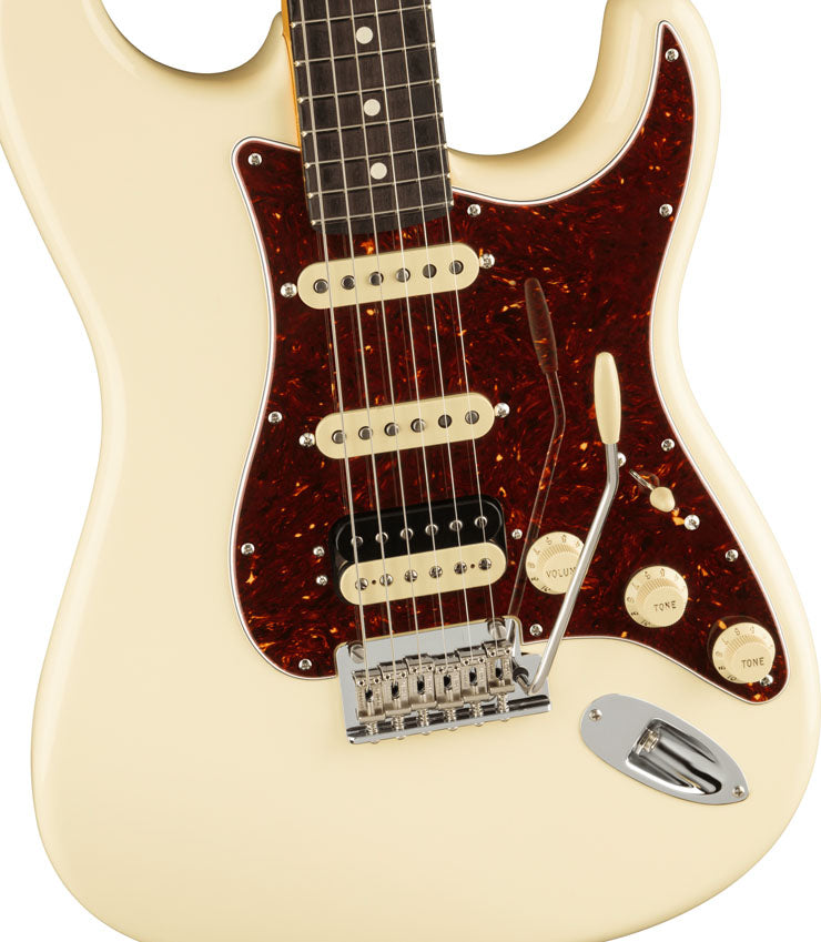 Fender American Professional II Stratocaster HSS RW Guitarra Eléctrica Olympic White 4