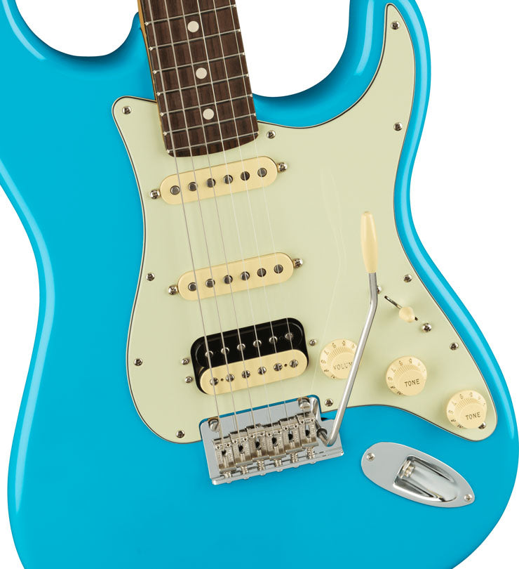 Fender American Professional II Stratocaster HSS RW Guitarra Eléctrica Miami Blue 4