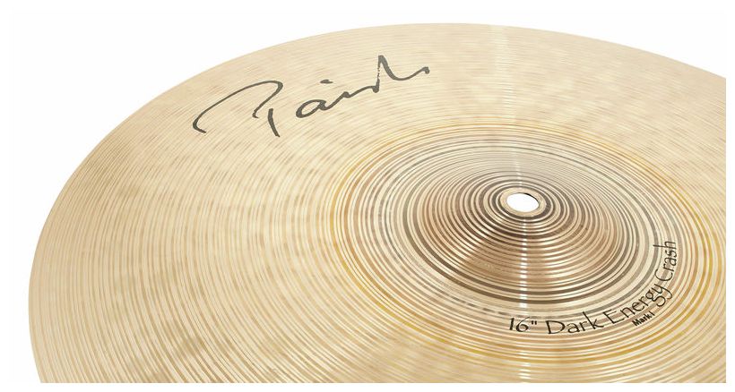 Paiste 16 Signature Dark Energy Crash Mark I Plato Batería 16 Pulgadas 3