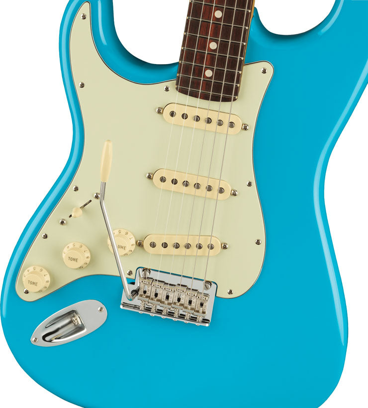 Fender American Professional II Stratocaster LH RW Guitarra Eléctrica Miami Blue Zurdos 4