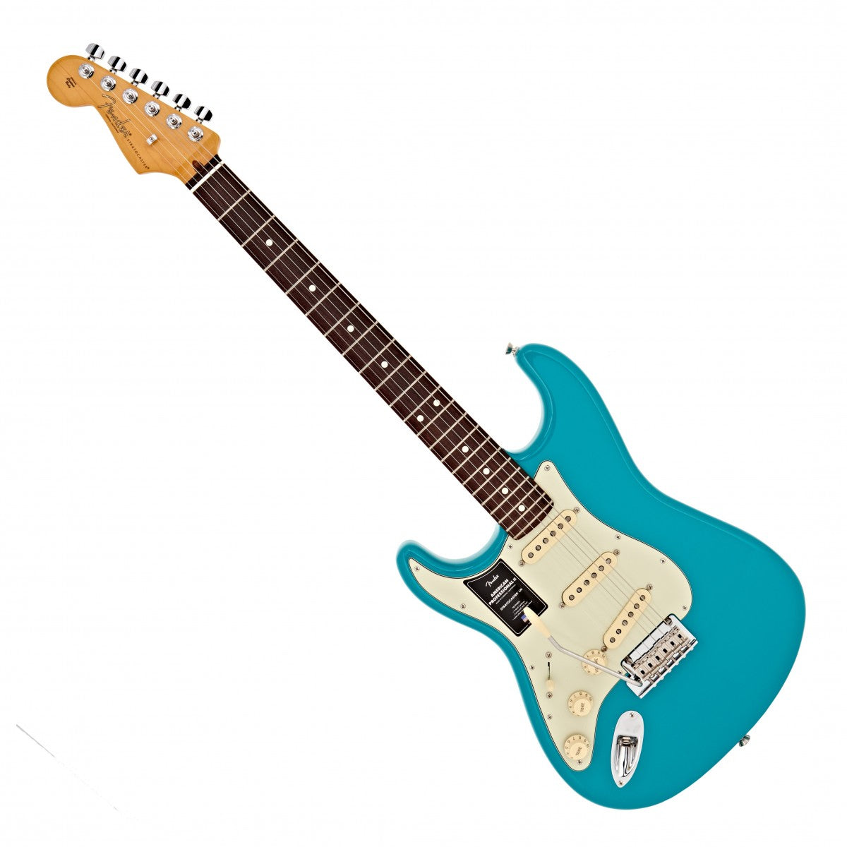 Fender American Professional II Stratocaster LH RW Guitarra Eléctrica Miami Blue Zurdos 7