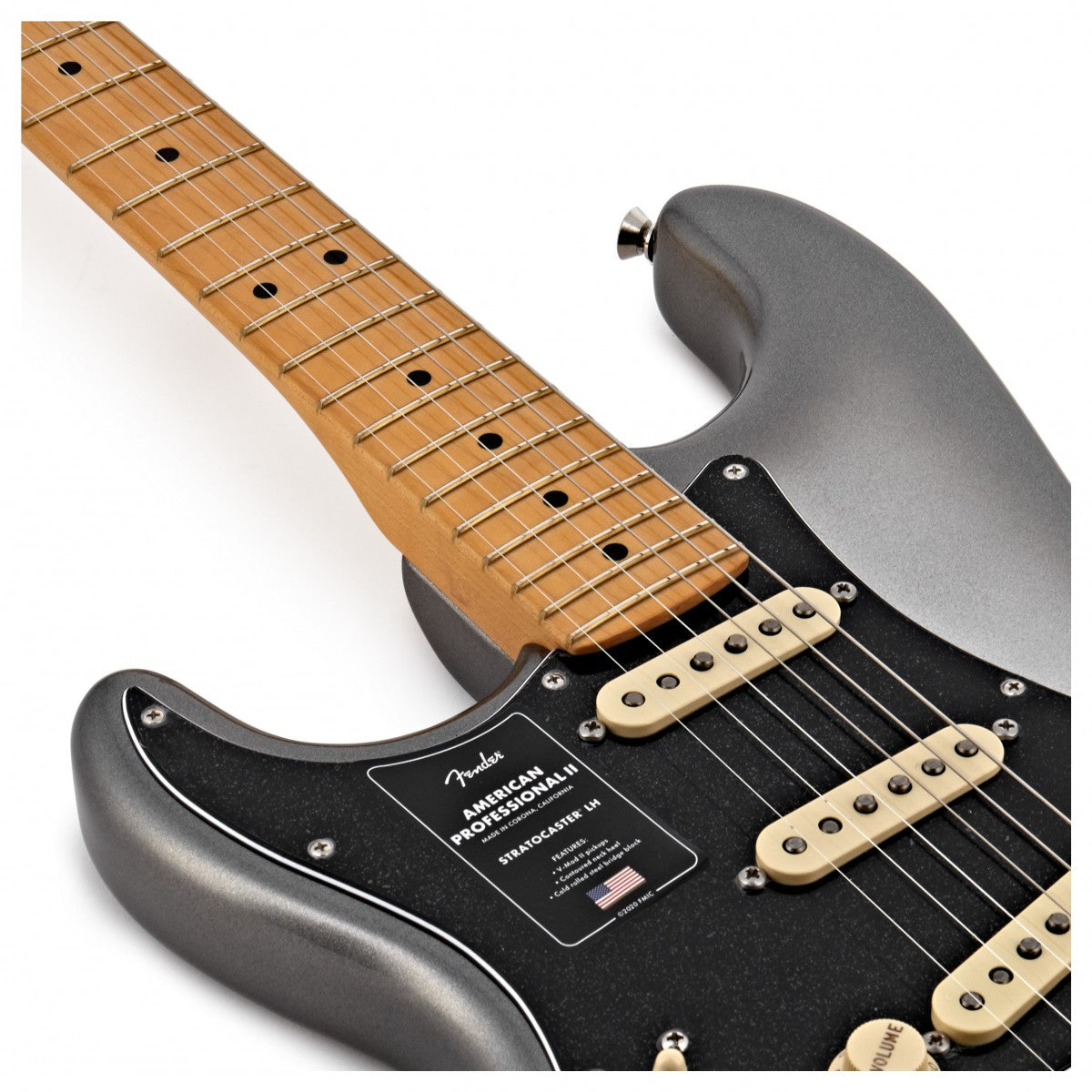 Fender American Professional II Stratocaster LH MN Guitarra Eléctrica Mercury Zurdos 11