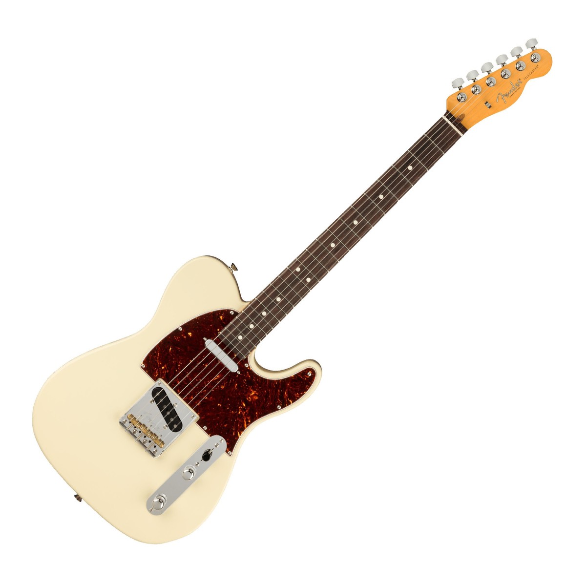 Fender American Professional II Telecaster RW Guitarra Eléctrica Olympic White 7