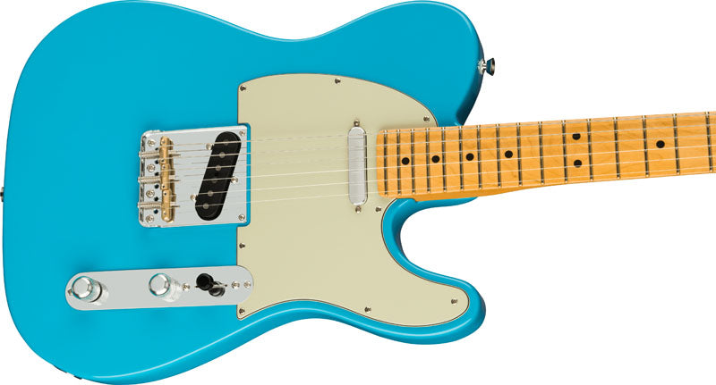 Fender American Professional II Telecaster MN Guitarra Eléctrica Miami Blue 3